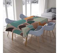 Bonamaison, Antimuffa, Antimacchia, Asciugatura rapida, Impermeabile, Lavabile in lavatrice, 100% Poliestere, Tovaglia Moderno (140cm x 200cm) - Progettato e Prodotto in Turchia