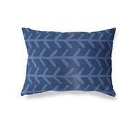 BonaMaison Blu Fodera per Cuscino Cotone e Copricuscini Federa per Divano Casa Soggiorno Camera da Letto Decorazione Interni ed Esterni, 45x60 Cm - Progettata e Prodotta in Turchia