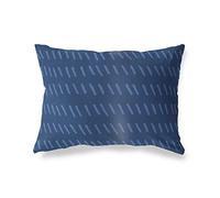 BonaMaison Blu Fodera per Cuscino Cotone e Copricuscini Federa per Divano Casa Soggiorno Camera da Letto Decorazione Interni ed Esterni, 35x50 Cm - Progettata e Prodotta in Turchia