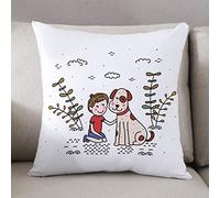 Bonamaison Copricuscini Decorativi da Letto, Polyester, Multicolor, 45x45
