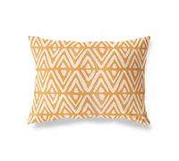BonaMaison Decorative Cushion Cover, Orange-Off White Throw Pillow Covers, Home Decorative Pillowcases for Livingroom, Sofa, Bedroom, Size: 45X60 Cm - Designed and Manufactured in Turkey