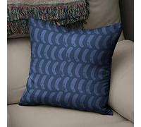 BonaMaison Fodera per Cuscino Blu Cotone e Copricuscini Federa per Divano Casa Soggiorno Camera da Letto Decorazione Interni ed Esterni, Dimensioni: 50x50 - Prodotta in Turchia
