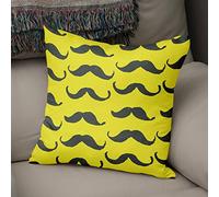 BonaMaison Fodera per Cuscino Giallo neon e fumo Cotone e Copricuscini Federa per Divano Casa Soggiorno Camera da Letto Decorazione Interni ed Esterni, Dimensioni: 50x50 - Prodotta in Turchia