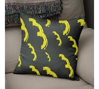 BonaMaison Fodera per Cuscino Giallo neon e fumo Cotone e Copricuscini Federa per Divano Casa Soggiorno Camera da Letto Decorazione Interni ed Esterni, Dimensioni: 50x50 - Prodotta in Turchia