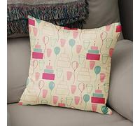 BonaMaison Fodera per Cuscino Pattern casuale Cotone e Copricuscini Federa per Divano Camera da Letto Decorazione Interni ed Esterni, Dimensioni: 50x50 Cm - Progettata e Prodotta in Turchia