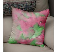 BonaMaison Fodera per Cuscino Tema dell'acquerello Cotone e Copricuscini Federa per Divano Camera da Letto Decorazione Interni ed Esterni, Dimensioni: 50x50 Cm - Progettata e Prodotta in Turchia