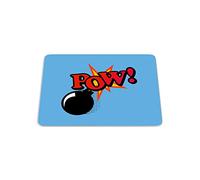 Bonamaison, Pop Art Stampa Digitale Rettangolo Tappetino per Mouse, Base Antiscivolo, per Ufficio e Casa, Dimensioni: 22x18 Cm