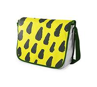 Bonamaison Stampate Digitalmente Borse da Scuola Messenger con Cinturino Cachi per Ragazze e Ragazzi, Borse a Tracolla per Studenti, Di nuovo a scuola, Dimensioni: 29x36 Cm