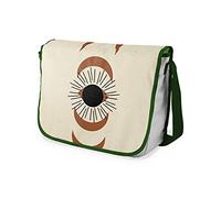 Bonamaison Stampate Digitalmente Borse da Scuola Messenger con Cinturino Cachi per Ragazze e Ragazzi, Borse a Tracolla per Studenti, Di nuovo a scuola, Dimensioni: 29x36 Cm