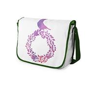 Bonamaison Stampate Digitalmente Borse da Scuola Messenger con Cinturino Cachi per Ragazze e Ragazzi, Borse a Tracolla per Studenti, Di nuovo a scuola, Dimensioni: 29x36 Cm