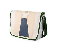 Bonamaison Stampate Digitalmente Borse da Scuola Messenger con Cinturino Cachi per Ragazze e Ragazzi, Borse a Tracolla per Studenti, Di nuovo a scuola, Dimensioni: 29x36 Cm