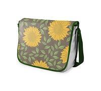 Bonamaison Stampate Digitalmente Borse da Scuola Messenger con Cinturino Cachi per Ragazze e Ragazzi, Borse a Tracolla per Studenti, Di nuovo a scuola, Dimensioni: 29x36 Cm