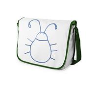 Bonamaison Stampate Digitalmente Borse da Scuola Messenger con Cinturino Cachi per Ragazze e Ragazzi, Borse a Tracolla per Studenti, Di nuovo a scuola, Dimensioni: 29x36 Cm