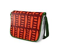 Bonamaison Stampate Digitalmente Borse da Scuola Messenger con Cinturino Cachi per Ragazze e Ragazzi, Borse a Tracolla per Studenti, Di nuovo a scuola, Dimensioni: 29x36 Cm