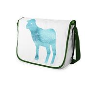 Bonamaison Stampate Digitalmente Borse da Scuola Messenger con Cinturino Cachi per Ragazze e Ragazzi, Borse a Tracolla per Studenti, Di nuovo a scuola, Dimensioni: 29x36 Cm