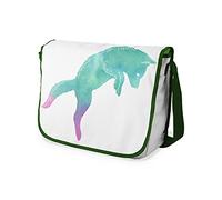 Bonamaison Stampate Digitalmente Borse da Scuola Messenger con Cinturino Cachi per Ragazze e Ragazzi, Borse a Tracolla per Studenti, Di nuovo a scuola, Dimensioni: 29x36 Cm