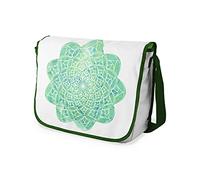 Bonamaison Stampate Digitalmente Borse da Scuola Messenger con Cinturino Cachi per Ragazze e Ragazzi, Borse a Tracolla per Studenti, Di nuovo a scuola, Dimensioni: 29x36 Cm