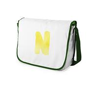 Bonamaison Stampate Digitalmente Borse da Scuola Messenger con Cinturino Cachi per Ragazze e Ragazzi, Borse a Tracolla per Studenti, Di nuovo a scuola, Dimensioni: 29x36 Cm