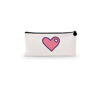 Bonamaison Stampato Digitalmente 100% Cotone Astuccio Portapenne con Cerniera in Tela, Portapenne per Studenti, Bambini, Ragazzi, Ragazze, Astuccio per Matita, 1 Pezzo, Dimensioni: 21x12 Cm