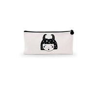 Bonamaison Stampato Digitalmente 100% Cotone Astuccio Portapenne con Cerniera in Tela, Portapenne per Studenti, Bambini, Ragazzi, Ragazze, Astuccio per Matita, 1 Pezzo, Dimensioni: 21x12 Cm