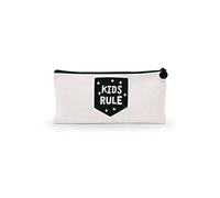 Bonamaison Stampato Digitalmente 100% Cotone Astuccio Portapenne con Cerniera in Tela, Portapenne per Studenti, Bambini, Ragazzi, Ragazze, Astuccio per Matita, 1 Pezzo, Dimensioni: 21x12 Cm