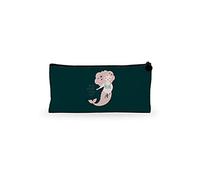 Bonamaison Stampato Digitalmente 100% Cotone Astuccio Portapenne con Cerniera in Tela, Portapenne per Studenti, Bambini, Ragazzi, Ragazze, Astuccio per Matita, 1 Pezzo, Dimensioni: 21x12 Cm