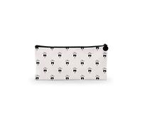 Bonamaison Stampato Digitalmente 100% Cotone Astuccio Portapenne con Cerniera in Tela, Portapenne per Studenti, Bambini, Ragazzi, Ragazze, Astuccio per Matita, 1 Pezzo, Dimensioni: 21x12 Cm