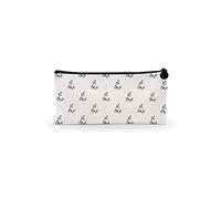 Bonamaison Stampato Digitalmente 100% Cotone Astuccio Portapenne con Cerniera in Tela, Portapenne per Studenti, Bambini, Ragazzi, Ragazze, Astuccio per Matita, 1 Pezzo, Dimensioni: 21x12 Cm