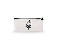 Bonamaison Stampato Digitalmente 100% Cotone Astuccio Portapenne con Cerniera in Tela, Portapenne per Studenti, Bambini, Ragazzi, Ragazze, Astuccio per Matita, 1 Pezzo, Dimensioni: 21x12 Cm