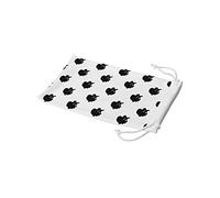 Bonamaison Stampato in Digitale 100% Cotone Custodia Morbida con Coulisse per Occhiali, Sacchetti per Occhiali, Astuccio per Occhiali da Sole, 1 Pezzo, Dimensioni: 11x19 Cm
