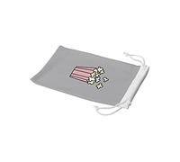 Bonamaison Stampato in Digitale 100% Cotone Custodia Morbida con Coulisse per Occhiali, Sacchetti per Occhiali, Astuccio per Occhiali da Sole, 1 Pezzo, Dimensioni: 11x19 Cm