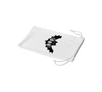 Bonamaison Stampato in Digitale 100% Cotone Custodia Morbida con Coulisse per Occhiali, Sacchetti per Occhiali, Astuccio per Occhiali da Sole, 1 Pezzo, Dimensioni: 11x19 Cm