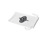 Bonamaison Stampato in Digitale 100% Cotone Custodia Morbida con Coulisse per Occhiali, Sacchetti per Occhiali, Astuccio per Occhiali da Sole, 1 Pezzo, Dimensioni: 11x19 Cm