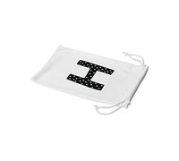 Bonamaison Stampato in Digitale 100% Cotone Custodia Morbida con Coulisse per Occhiali, Sacchetti per Occhiali, Astuccio per Occhiali da Sole, 1 Pezzo, Dimensioni: 11x19 Cm