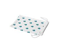 Bonamaison Stampato in Digitale 100% Cotone Custodia Morbida con Coulisse per Occhiali, Sacchetti per Occhiali, Astuccio per Occhiali da Sole, 1 Pezzo, Dimensioni: 11x19 Cm