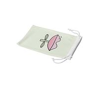 Bonamaison Stampato in Digitale 100% Cotone Custodia Morbida con Coulisse per Occhiali, Sacchetti per Occhiali, Astuccio per Occhiali da Sole, 1 Pezzo, Dimensioni: 11x19 Cm