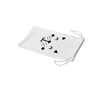 Bonamaison Stampato in Digitale 100% Cotone Custodia Morbida con Coulisse per Occhiali, Sacchetti per Occhiali, Astuccio per Occhiali da Sole, 1 Pezzo, Dimensioni: 11x19 Cm