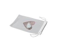 Bonamaison Stampato in Digitale 100% Cotone Custodia Morbida con Coulisse per Occhiali, Sacchetti per Occhiali, Astuccio per Occhiali da Sole, 1 Pezzo, Dimensioni: 11x19 Cm