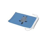 Bonamaison Stampato in Digitale 100% Cotone Custodia Morbida con Coulisse per Occhiali, Sacchetti per Occhiali, Astuccio per Occhiali da Sole, 1 Pezzo, Dimensioni: 11x19 Cm