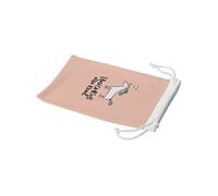 Bonamaison Stampato in Digitale 100% Cotone Custodia Morbida con Coulisse per Occhiali, Sacchetti per Occhiali, Astuccio per Occhiali da Sole, 1 Pezzo, Dimensioni: 11x19 Cm