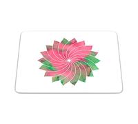 Bonamaison, Tappetino per il mouse rettangolare con stampa digitale, antiscivolo, per ufficio e casa, dimensioni: 22 x 18 cm