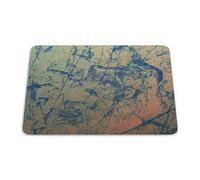 Bonamaison, Tappetino per il mouse rettangolare con stampa digitale, antiscivolo, per ufficio e casa, dimensioni: 22 x 18 cm
