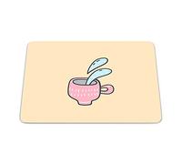 Bonamaison, Tappetino per mouse rettangolare, con stampa digitale, antiscivolo, per ufficio e casa, dimensioni: 22 x 18 cm