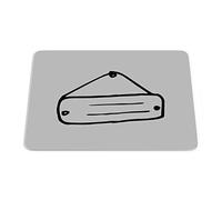 Bonamaison, Tappetino per mouse rettangolare, con stampa digitale, antiscivolo, per ufficio e casa, dimensioni: 22 x 18 cm