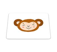 Bonamaison, Tappetino per mouse rettangolare, con stampa digitale, antiscivolo, per ufficio e casa, dimensioni: 22 x 18 cm