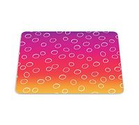 Bonamaison, Tappetino per mouse rettangolare con stampa digitale, fondo antiscivolo, 22 x 18 cm