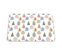 Bonamaison, Tappetino per mouse rettangolare con stampa digitale pop art, base antiscivolo, per ufficio e casa, dimensioni: 22 x 18 cm