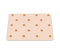 Bonamaison, Tappetino per mouse rettangolare con stampa digitale pop art, base antiscivolo, per ufficio e casa, dimensioni: 22 x 18 cm