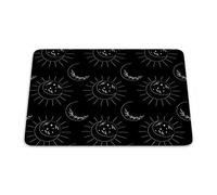 Bonamaison, Tappetino per mouse rettangolare con stampa digitale pop art, base antiscivolo, per ufficio e casa, dimensioni: 22 x 18 cm