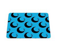 Bonamaison, Tappetino per mouse rettangolare con stampa digitale pop art, base antiscivolo, per ufficio e casa, dimensioni: 22 x 18 cm